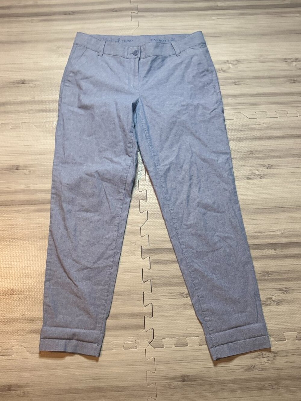 Talbots Petite Women's Blue Weekend Chino Pants